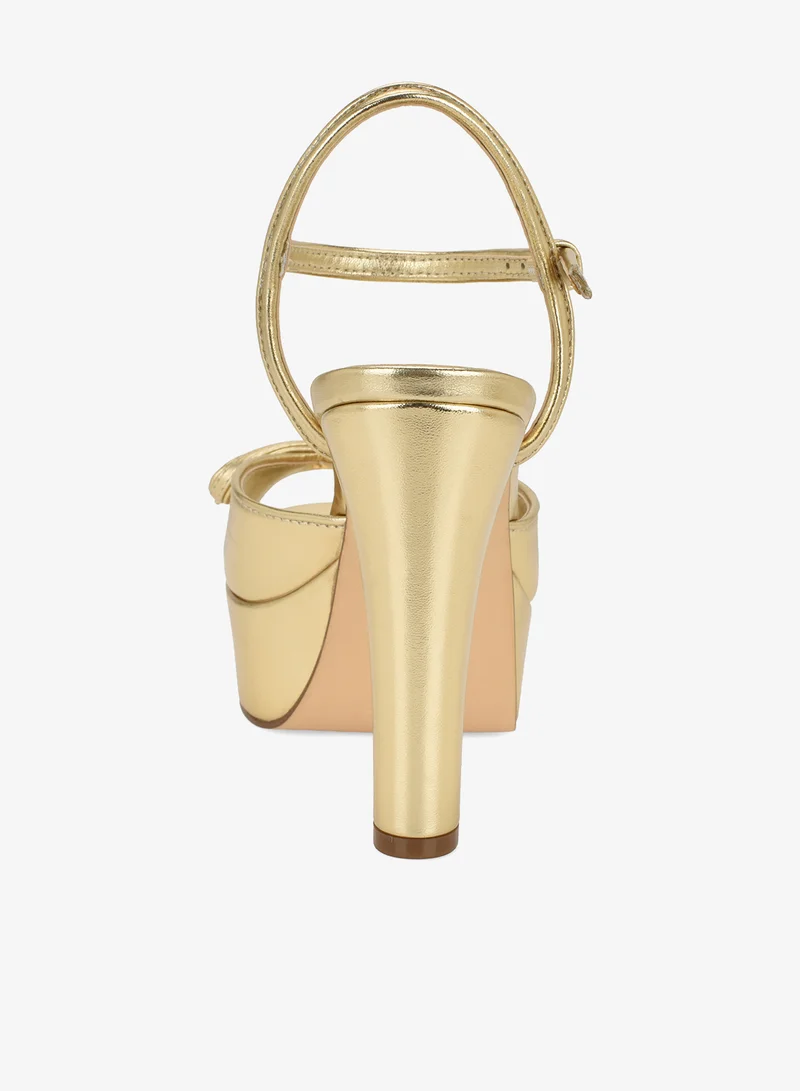 Nine West Casual Ankle Strap Heeled Sandals