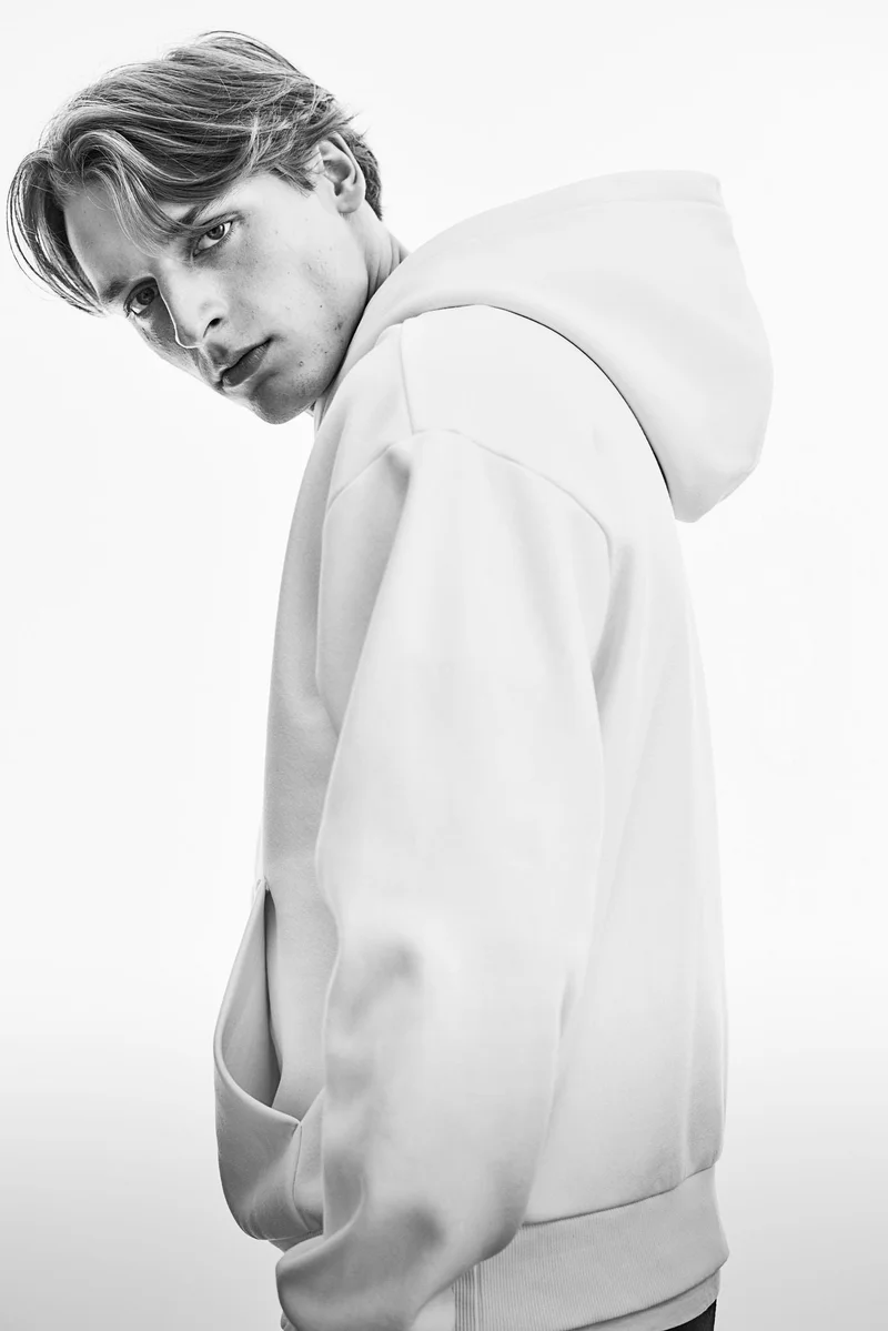 H&M Loose Fit Printed hoodie