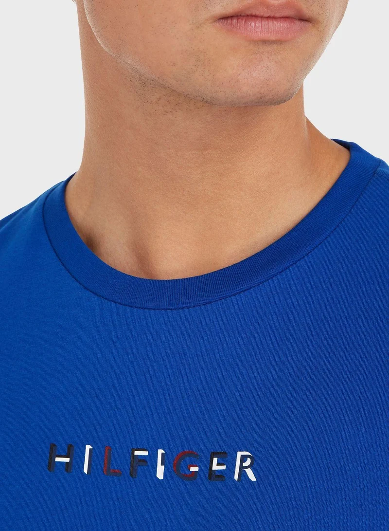 TOMMY HILFIGER Logo Crew Neck T-Shirt