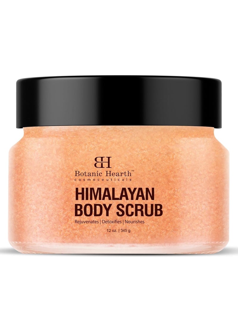 Botanic Hearth Botanic Hearth Himalayan Salt Body Scrub with Lychee Oil Exfoliating Body Scrub act as Body Exfoliator  helps with Moisturizing Skin Acne Cellulite Dead Skin Scars Wrinkles 12 oz 