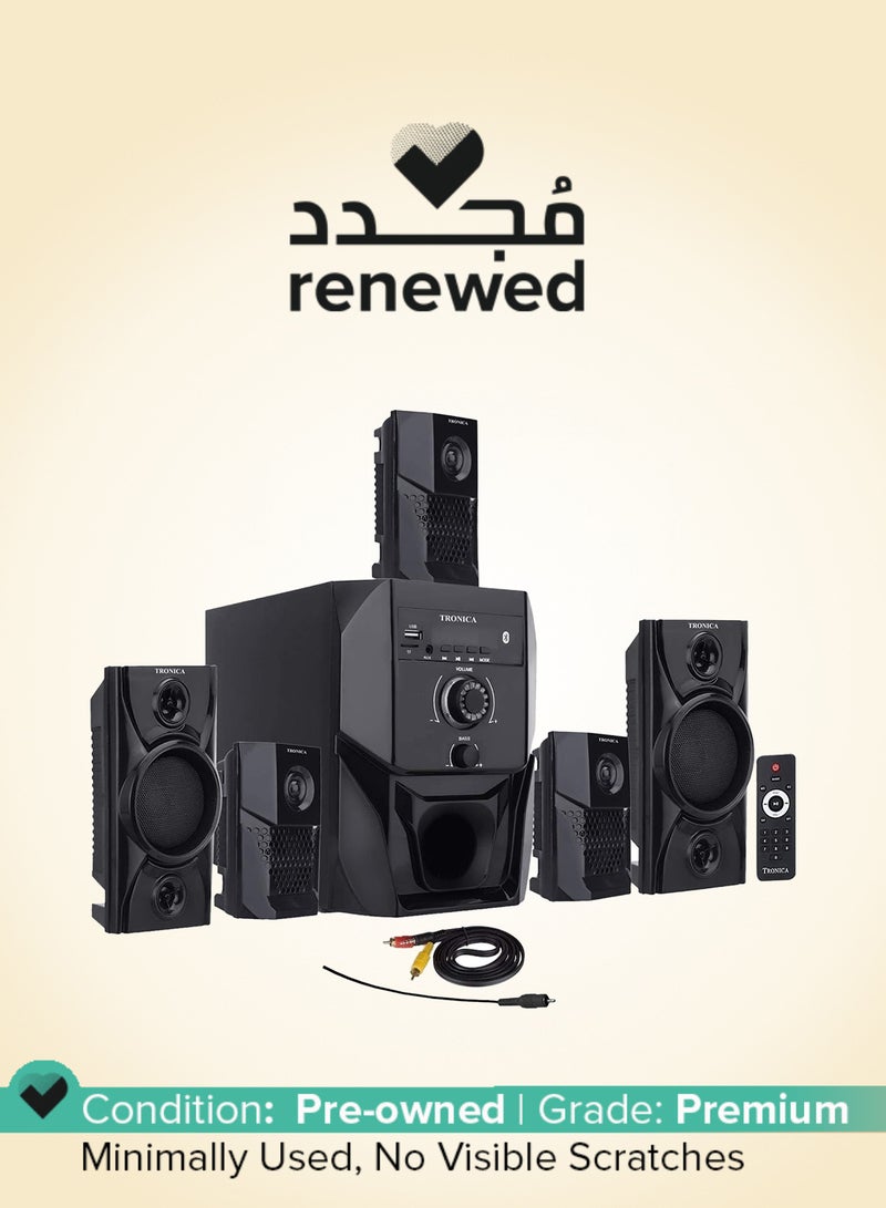 TRONICA Renewed - Super King Series 5.1 Bluetooth Multimedia Speakers with FM, PenDrive, SD Card, Mobile, and Aux Support - Image 1