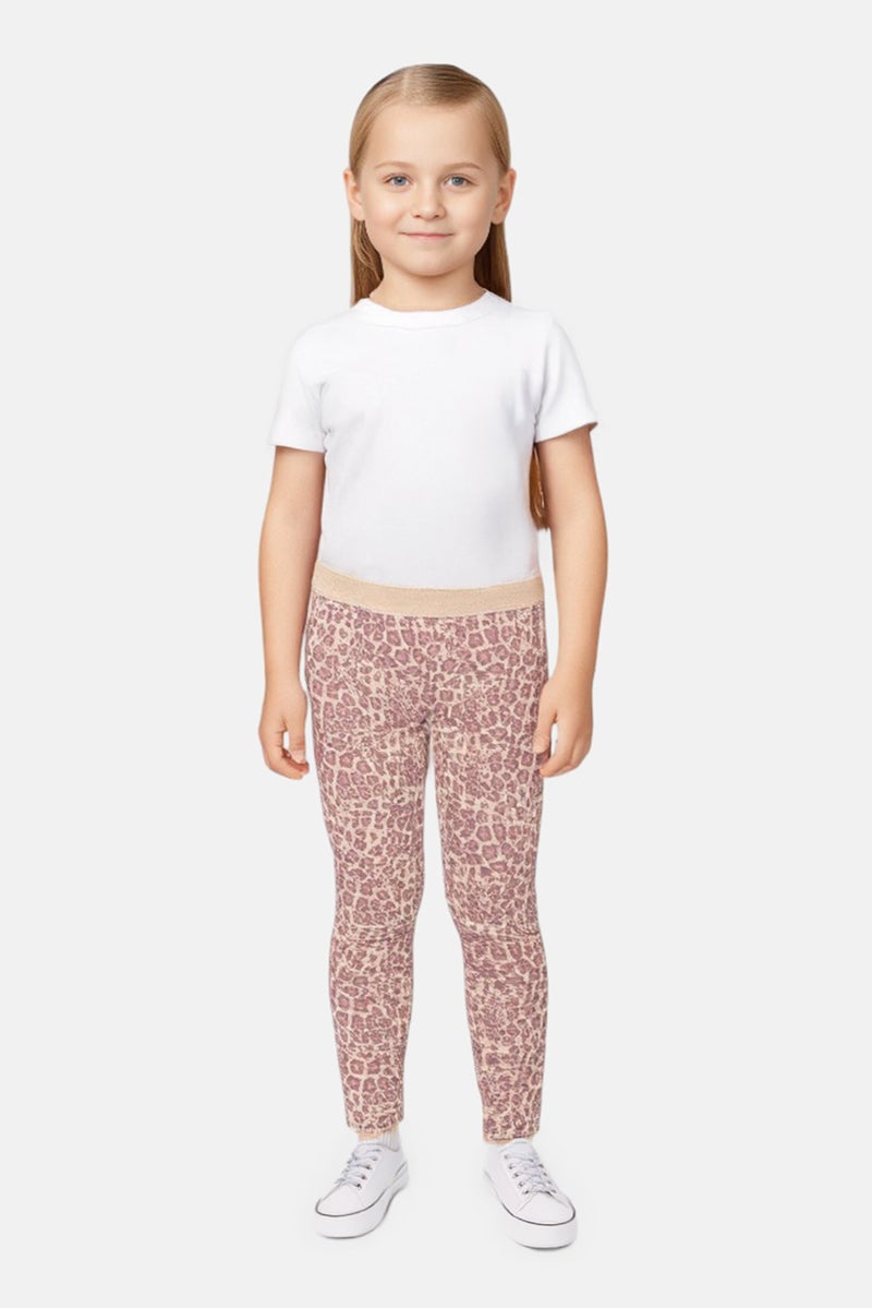 NAME IT  leggings بطبعة حيوانات للبنات، متعددة الألوان - Image 1