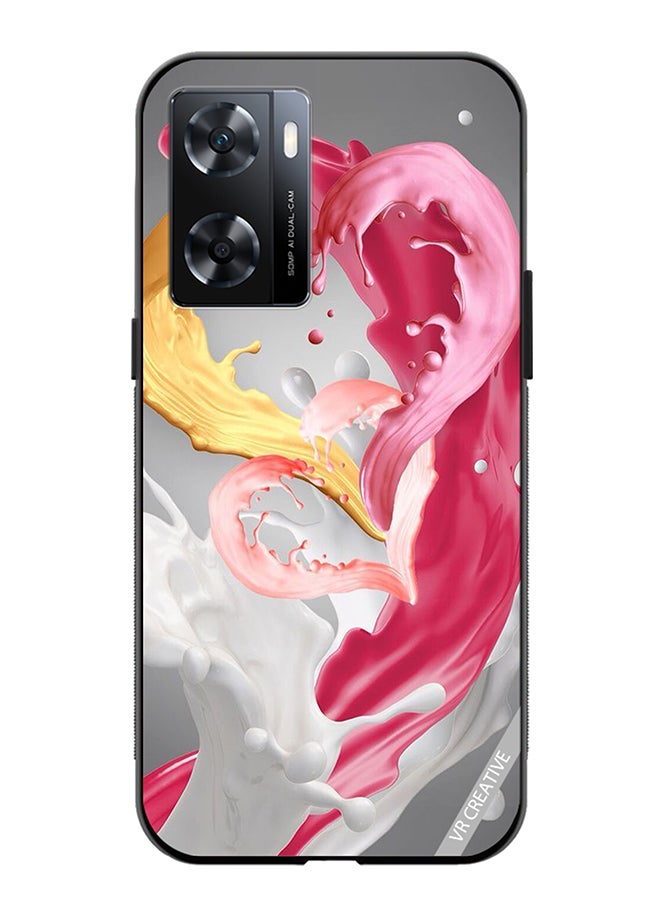 VR CREATIVE Protective Case Cover For Oppo A57/A77s Couple Design Multicolour - Image 1