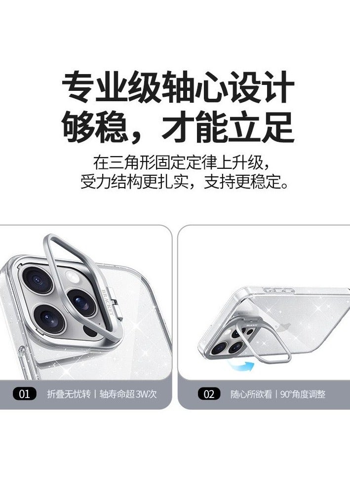 Umbrella iPhone 16 Case, Shockproof, Anti-Yellowing, with Kickstand - Image 4