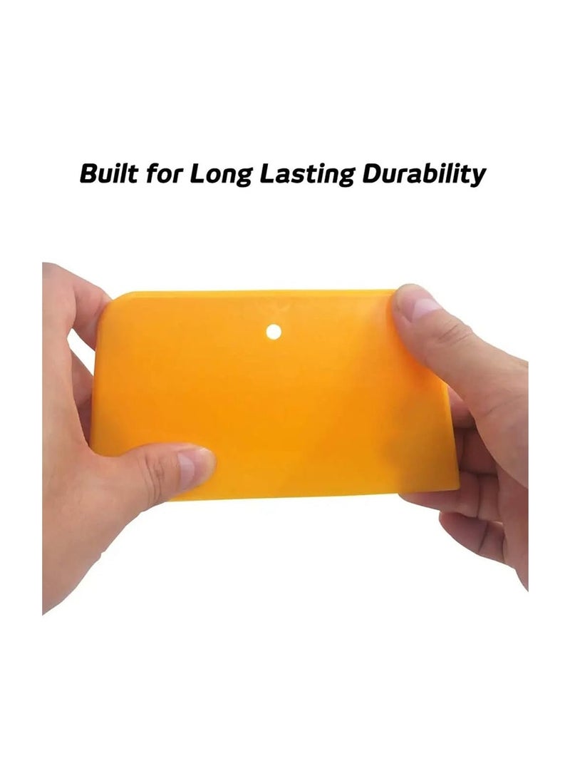 Mr.Smart TOS-3 Professional Car Window Film Installation Tools Set, Orange Plastic Squeegees, 3 Piece Tinting Kit for Auto Glass Application - Image 4