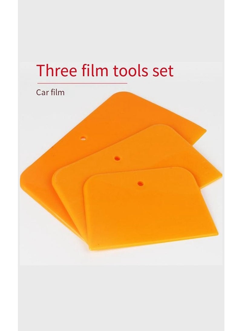 Mr.Smart TOS-3 Professional Car Window Film Installation Tools Set, Orange Plastic Squeegees, 3 Piece Tinting Kit for Auto Glass Application - Image 2