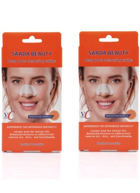 Pack of 2 Deep Pore Cleansing Strip - Set of 10 Pieces