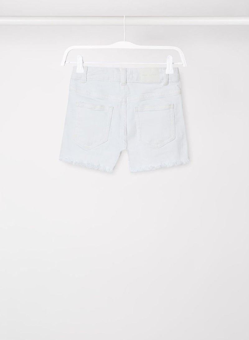 MANGO Kids Button Detail Shorts - Image 2