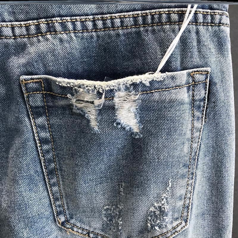 Unisex Classic Denim Jeans Loose Fit Daily Outdoor Wear - Image 4
