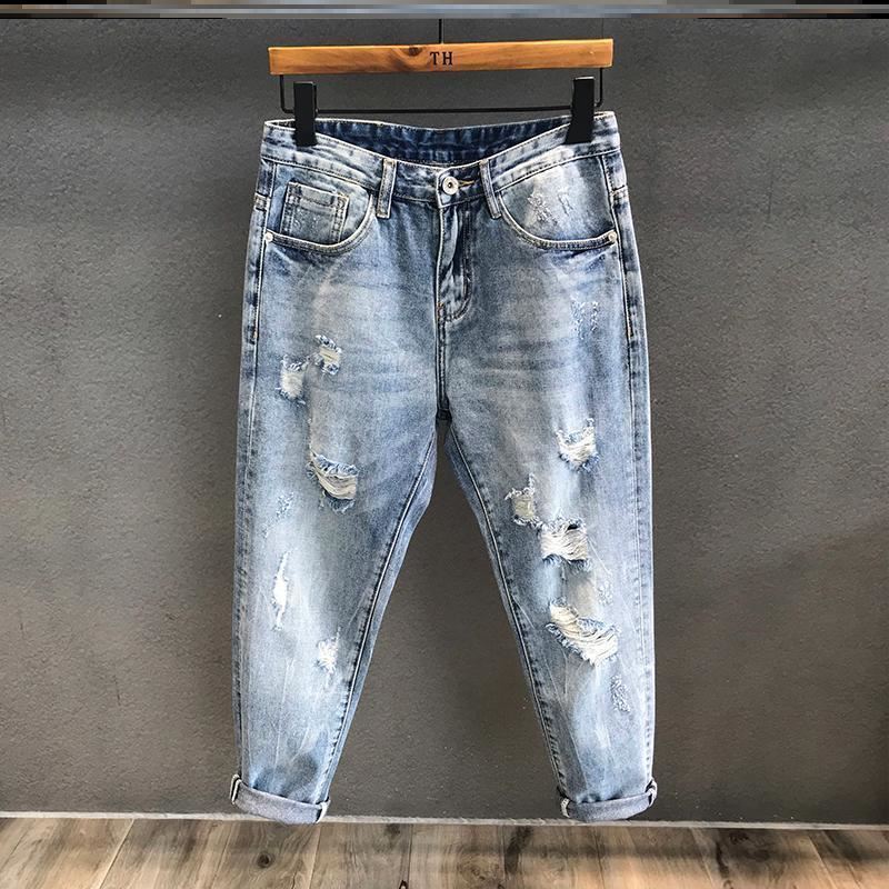 Unisex Classic Denim Jeans Loose Fit Daily Outdoor Wear - Image 2