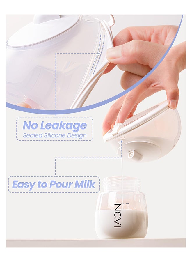 NCVI Ultra-Light Wearable Breastfeeding Pump Hands-Free-NC-AM8786 - Image 4