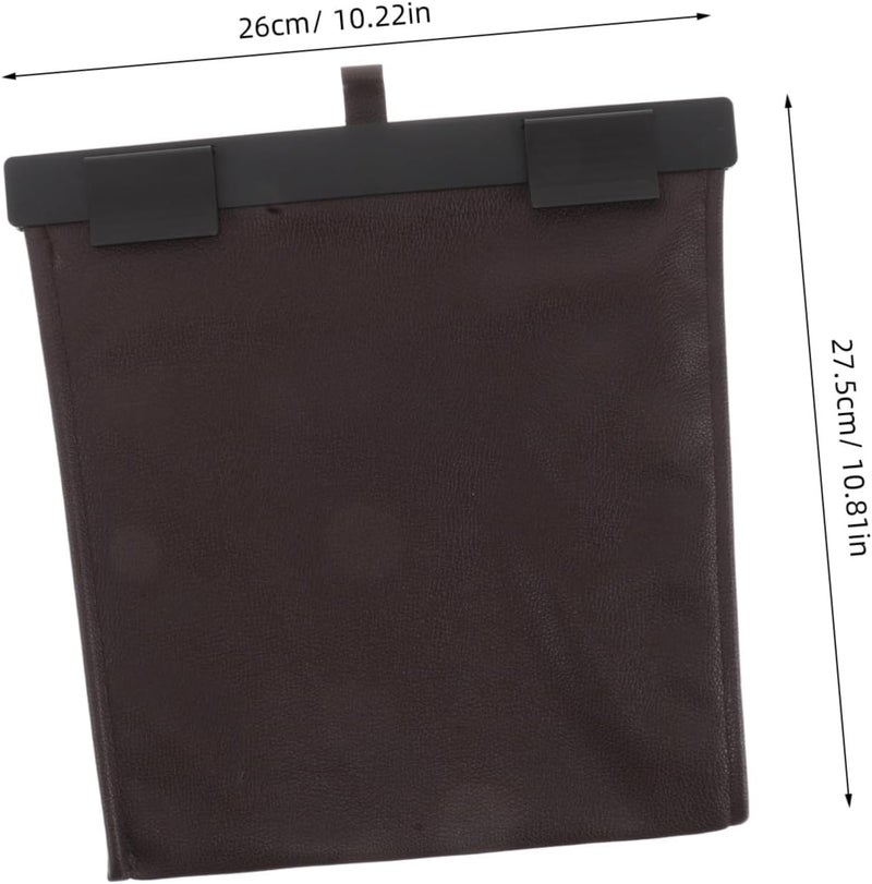 Globally popular elegant design Car Bin Small Car Trash Can Trashcan for Trash Bags Hanging Garbage Can for Global assorted color picks - Image 2