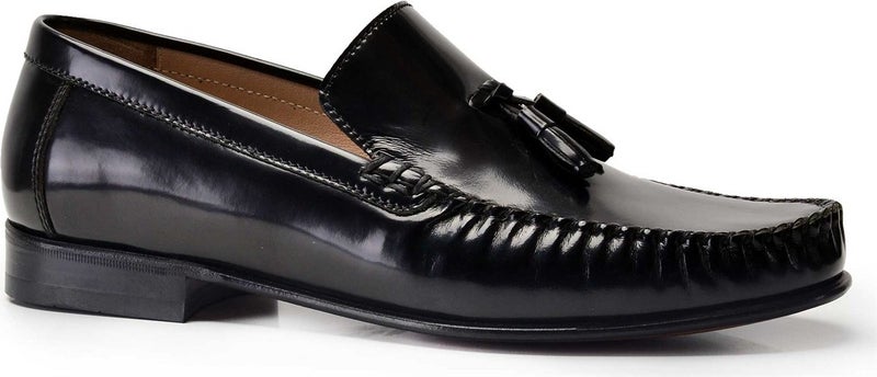 Nevzat Onay Black Tasseled Rok Shoes -10189-  - Image 3
