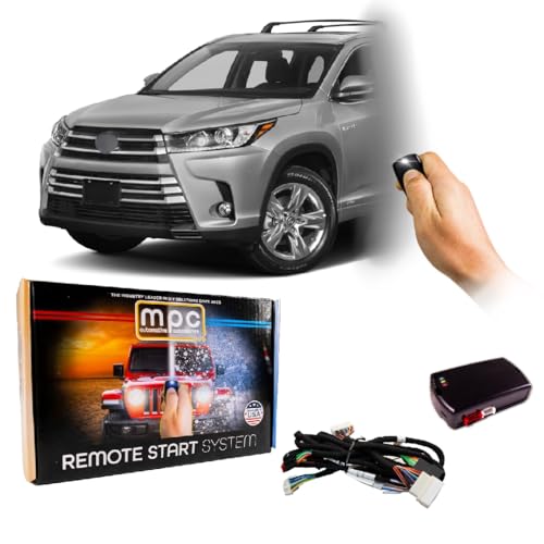 MPC Remote Start Kit Compatible with Toyota Highlander 2014-2019 | C-HR 2018-2019 | Land Cruiser 2016-2018 | Plug and Play | Push to Start Ignition Only | Gas Vehicles Only - Image 1