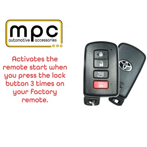 MPC Remote Start Kit Compatible with Toyota Highlander 2014-2019 | C-HR 2018-2019 | Land Cruiser 2016-2018 | Plug and Play | Push to Start Ignition Only | Gas Vehicles Only - Image 3