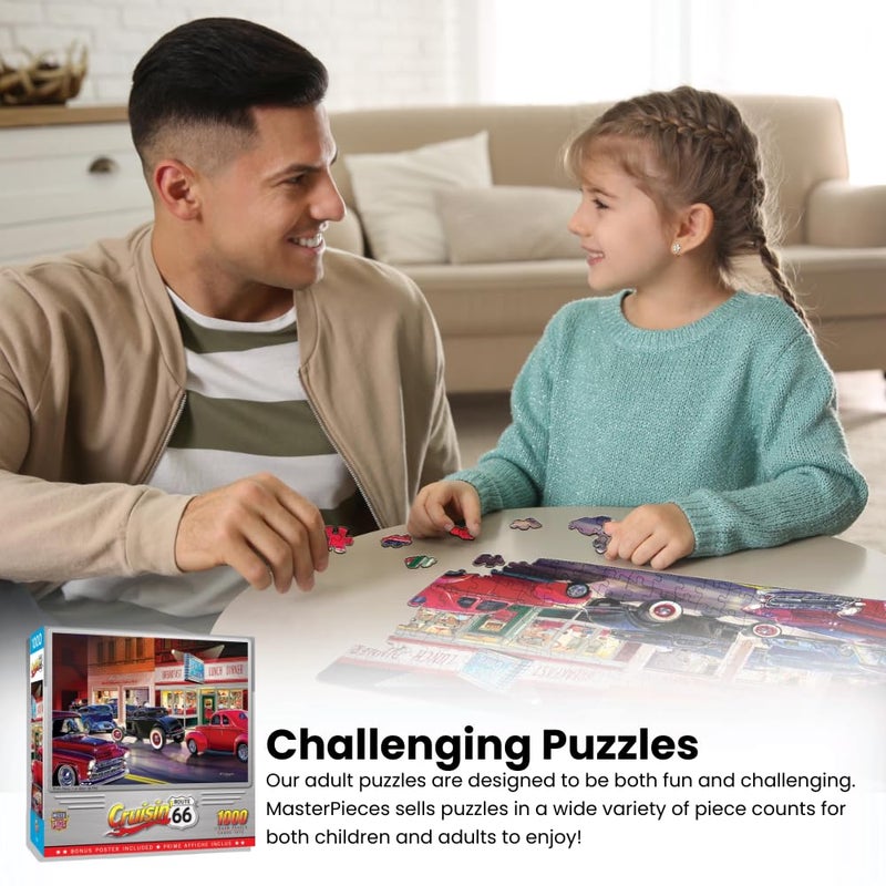 MasterPieces 1000 Piece Jigsaw Puzzle for Adults, Family, Or Youth - On The Road Again - 19.25"x26.75" - Image 4