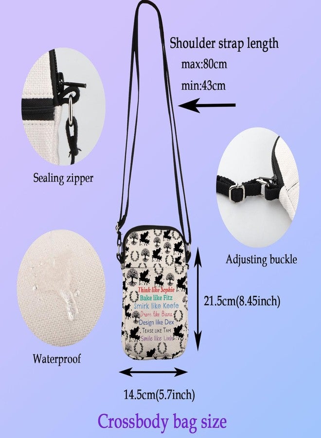 XYANFA KOTLC Makeup Bag - Keeper Fans Gift, Bookish Team Foster Keefe Merch, Reader Cosmetic Bag (Think Like Sopphie Crossbody Bag) - Image 2