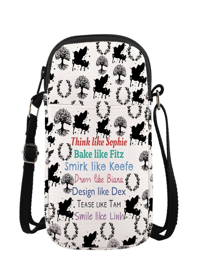 XYANFA KOTLC Makeup Bag - Keeper Fans Gift, Bookish Team Foster Keefe Merch, Reader Cosmetic Bag (Think Like Sopphie Crossbody Bag) - Image 1