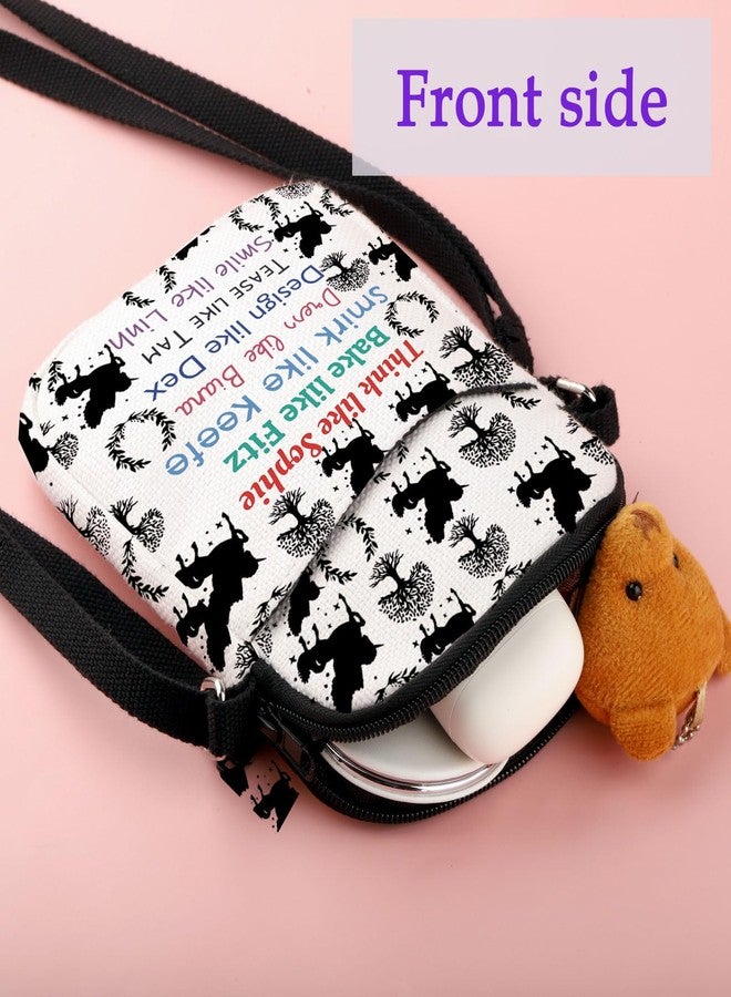 XYANFA KOTLC Makeup Bag - Keeper Fans Gift, Bookish Team Foster Keefe Merch, Reader Cosmetic Bag (Think Like Sopphie Crossbody Bag) - Image 4