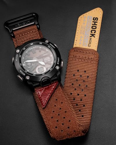 DAVILANE 24mm Watch Band Strap for Casio GA-2000 PRG-600/650 PRW-6600, Super Rugged Nylon Sports Strap - Image 2