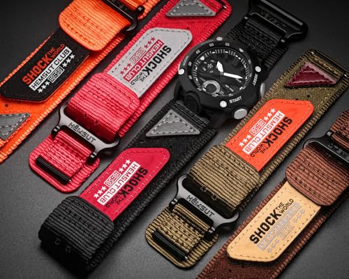 DAVILANE 24mm Watch Band Strap for Casio GA-2000 PRG-600/650 PRW-6600, Super Rugged Nylon Sports Strap - Image 3