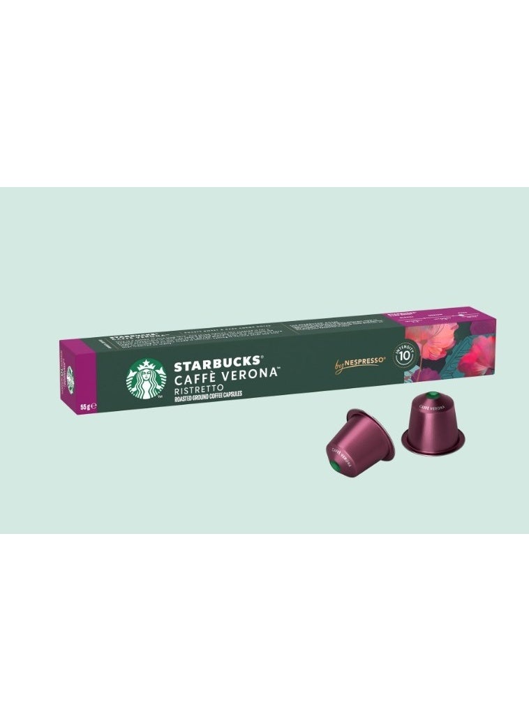 نسبرسو كبسولات قهوة فيرونا نسبريسو من ستاربكس، 55 جرام - Image 2