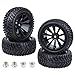HobbyPark Outer Diameter 299 inch 76mm Rubber RC Car Tires Wheel Rims Foam Inserts 12mm Hex Hub 4Pack - Image 3