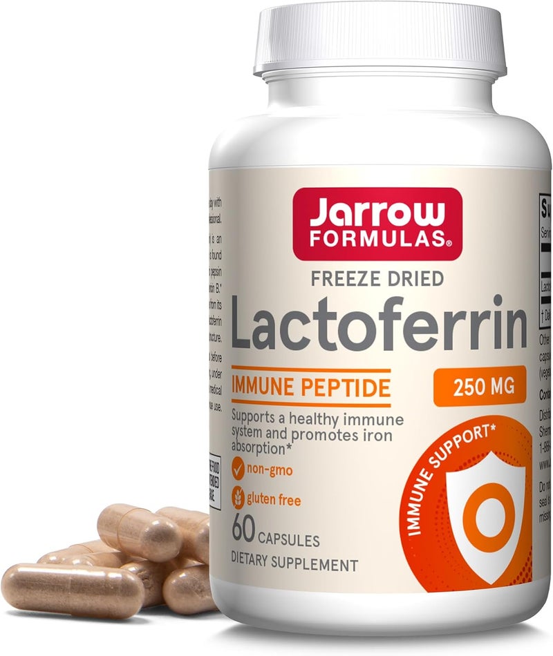 jarrow formulas Lactoferrin 250 mg Capsules for Immune Support - Image 1