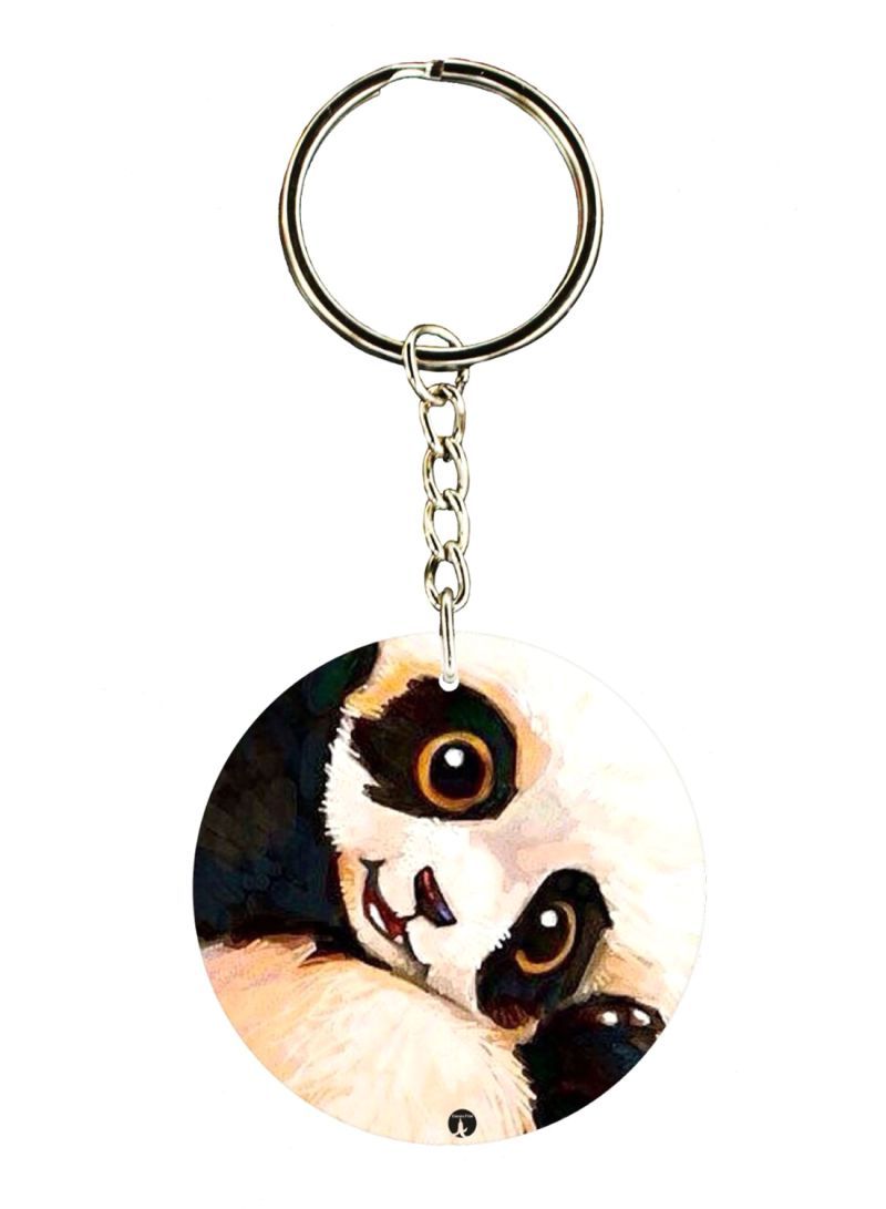RKN Panda Printed Keychain