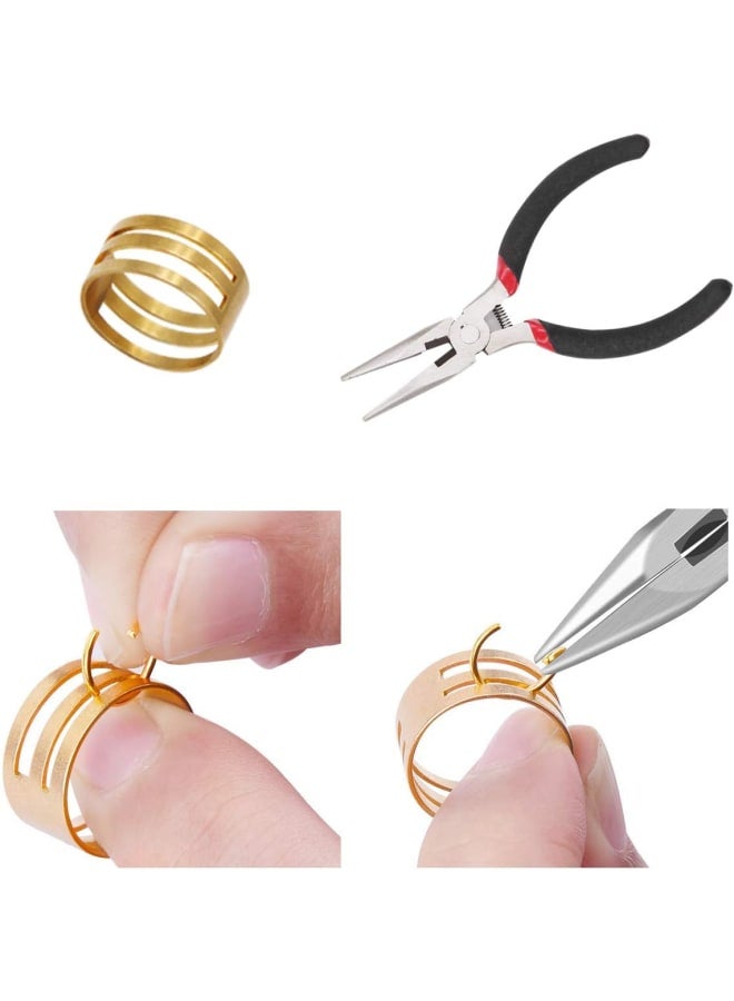EuTengHao 1504pcs Open Jump Ring and Lobster Clasps Jewelry Repair Tools Jewelry Making Supplies Kit with Jewelry Making Accessories for Necklace Making Repair (Rose Gold) - Image 5