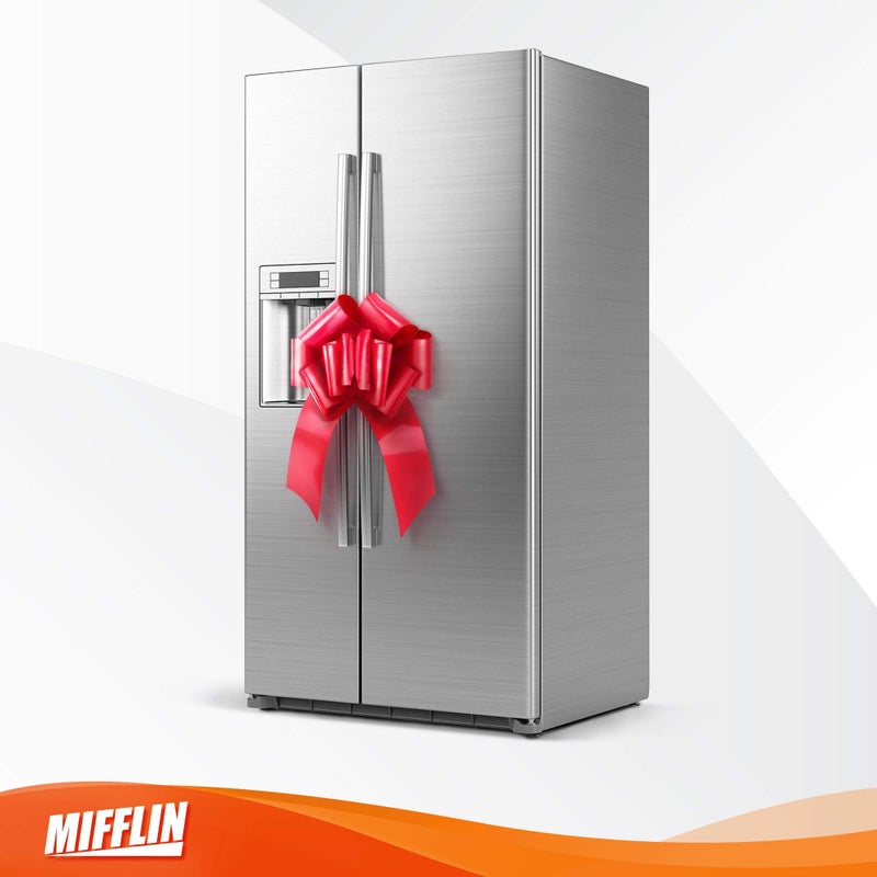 Mifflin-USA Big Car Bow (Red, 23 inch) Gift Bow, Giant Bow for Car, Birthday Bow, Huge Car Bow, Car Bows, Big Red Bow, Bow for Gifts, Christmas Bow for Cars, Gift Wrapping, Big Gift Bow - Image 5