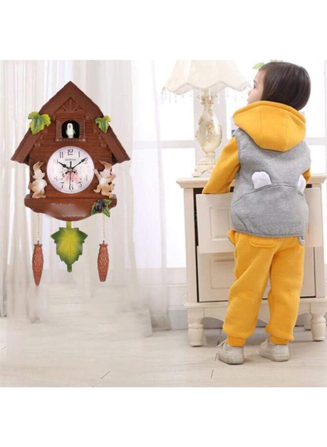 يُسلِّم ساعة الوقواق لغرفة المعيشة، ساعة حائط، ساعة منبه على شكل طائر الوقواق، ساعة منبه نهارية حديثة وبسيطة للأطفال، ديكور منزلي - Image 3