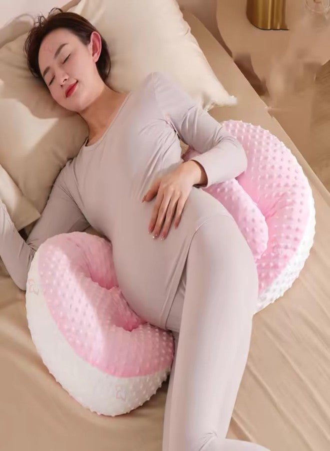 FORGEOG Pillow For Pregnante Women For Slepping, Memory Foam Maternity Pillow For Belly Support, Back Support, SOFT Support For Pregnancy Bump (Q4) - Image 2