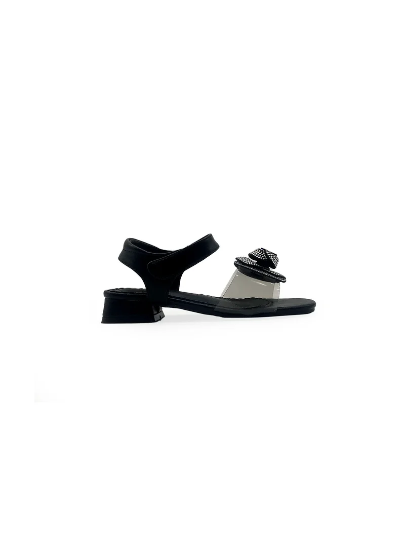 Cuple Girls elegant sandals with clear strap