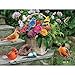 Bits and Pieces Large 500 Piece Jigsaw Puzzle for Adults Birds On The Porch Steps Flowers Jigsaw Puzzle by Greg Giordano Completed Puzzle Size 18 x 24 - Image 2