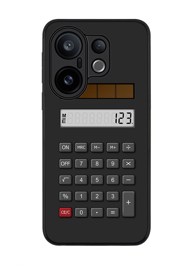 Stylizedd For vivo X200 FE / S30 Pro mini Case,Slim fit Camera Protection, Shockproof Thin Phone cover  - Calc (Black)