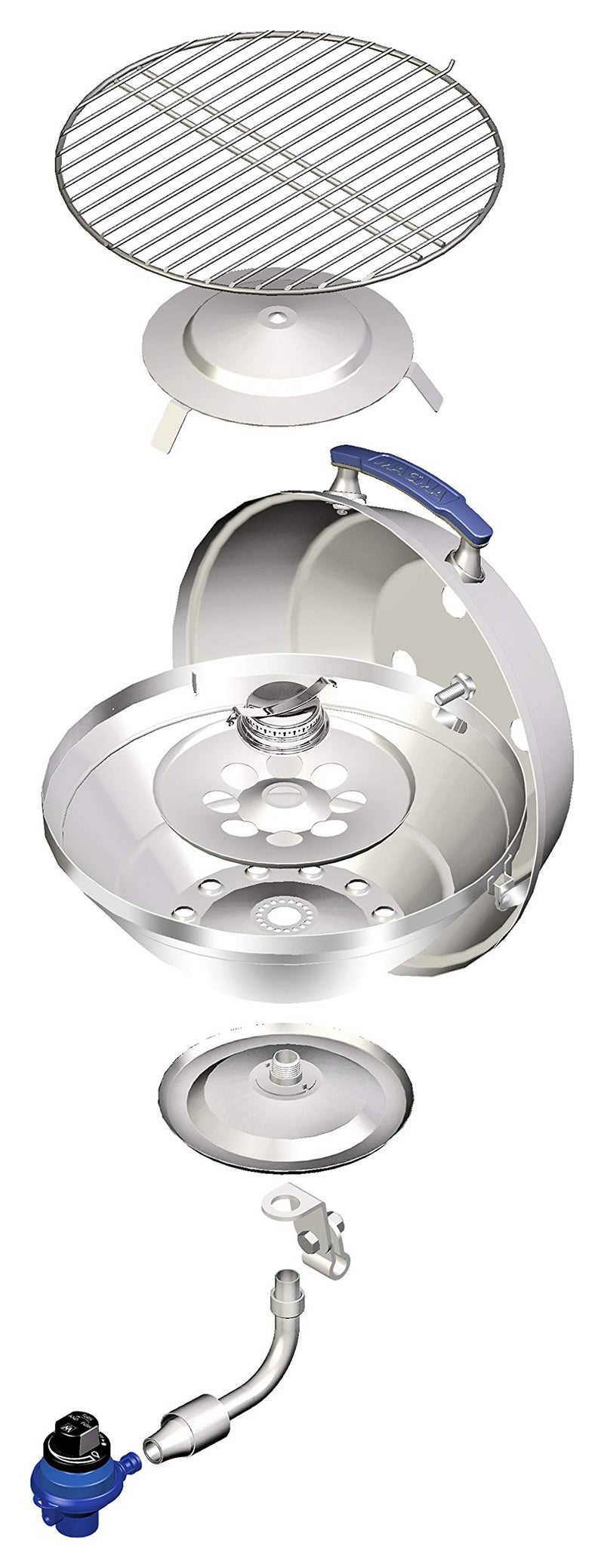 Magma Products, Original Size Marine Kettle Gas Grill, A10-205 - Image 4