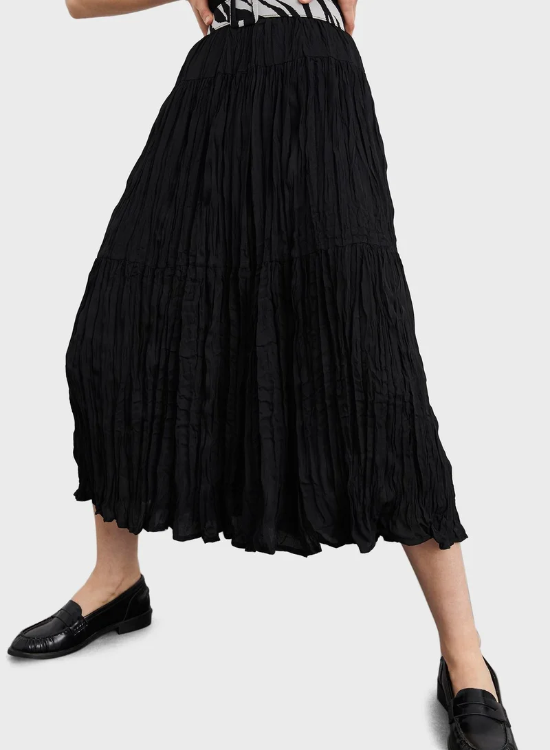 اي دي ال تنورة ميدي بكسرات