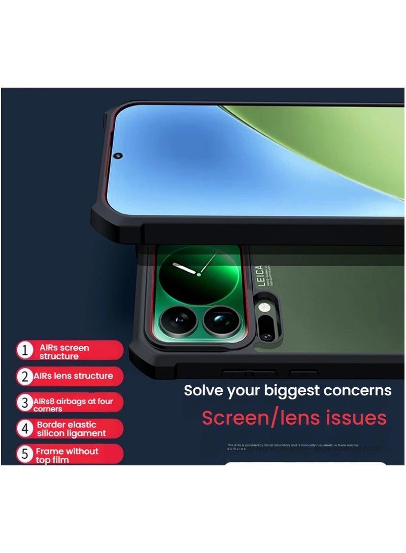 عام غلاف واقي ضد الصدمات بتقنية Airbag لـ Xiaomi 17 Pro، نهائي مات، مضاد للخدوش والبلى، بتثبيت دقيق - Image 4