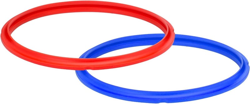 Instant Pot 2-Pack Sealing Ring, Inner Pot Seal Ring, Electric Pressure Cooker Accessories, From the Makers of , Non-Toxic, BPA-Free, Replacement Parts, Red/Blue, 5 and 6 QT - Image 3