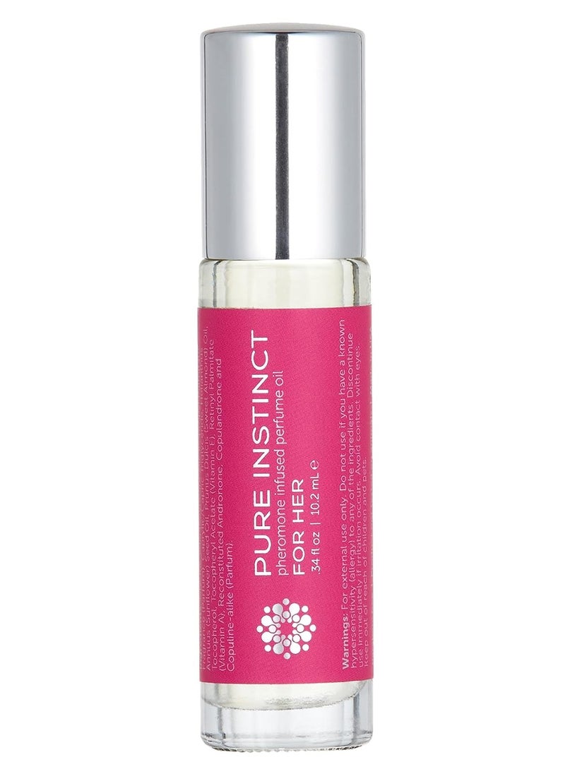 Pure Instinct Pure Instinct perfume with pheromone infused essential oil for her roll on 0.34 fl oz  - Image 1
