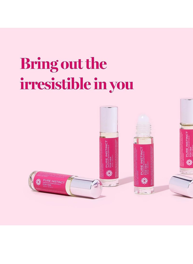 Pure Instinct Pure Instinct perfume with pheromone infused essential oil for her roll on 0.34 fl oz  - Image 2