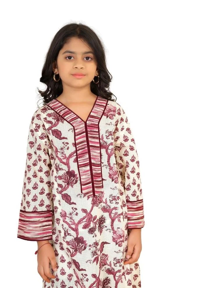 Artemea SOFT HAND BLOCK PRINTED PREMIUM COTTON JALABIYA