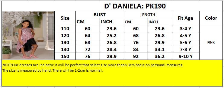 D'Daniela D' Daniela - Cyra Pink Sparkle Dress with Bow - Image 2