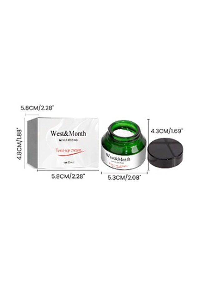 West&Month - Moisturizing Tone Up Cream, Collagen Hyaluronic Cream, Anti Aging Moisturizes Evens Skin Tone 30ML - Image 1