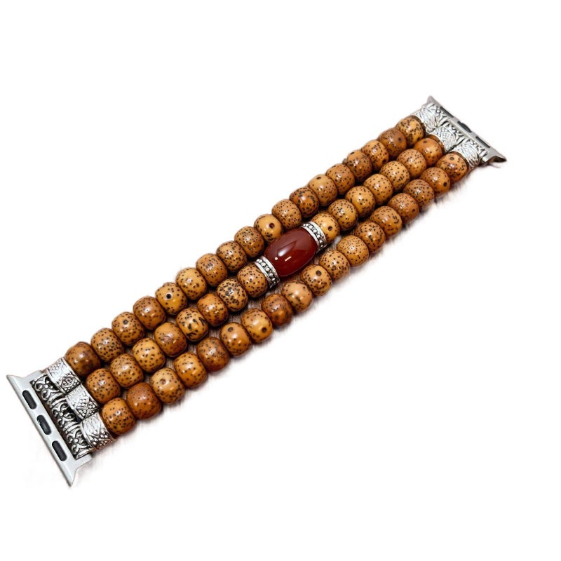 سوار ساعة ذكية سوار راتنج متوافق مع Apple Watch 38/40/41mm بملاءمة قابلة للتعديل وحزام بديل باللون أسود قابل للتعديل - Image 1