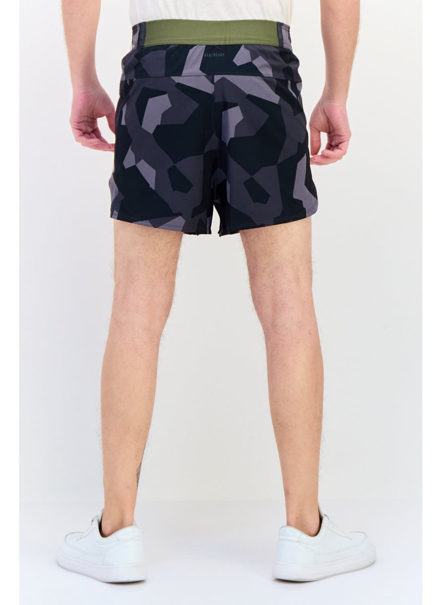 Adidas Men Sportswear Fit Training Shorts, Multicolor  - Image 3