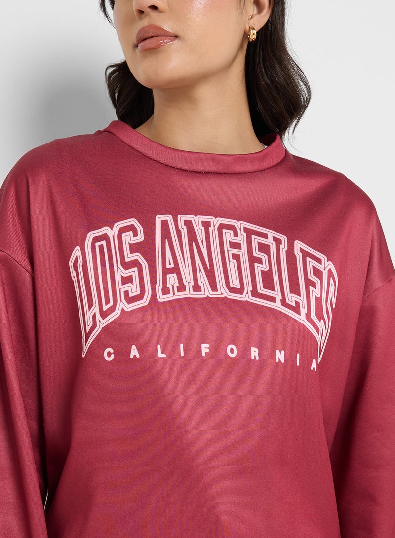 Ginger Oversize Graphic Sweatshirt  - Image 3