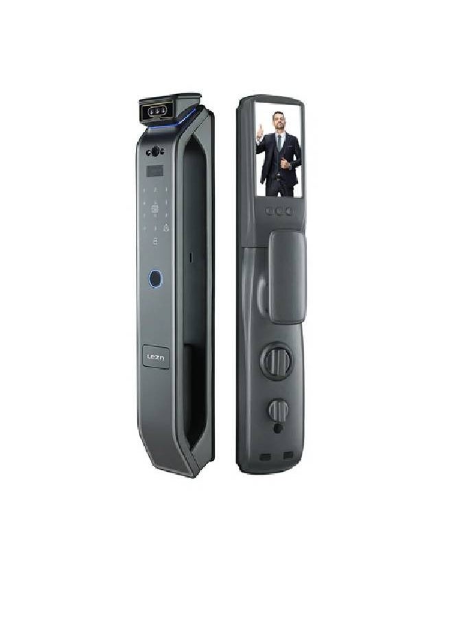 ليزن لوك Lezn Smart Lock i16 إصدار الوجه، بصمة الإصبع، مفتاح كلمة المرور للطوارئ، البطاقة 