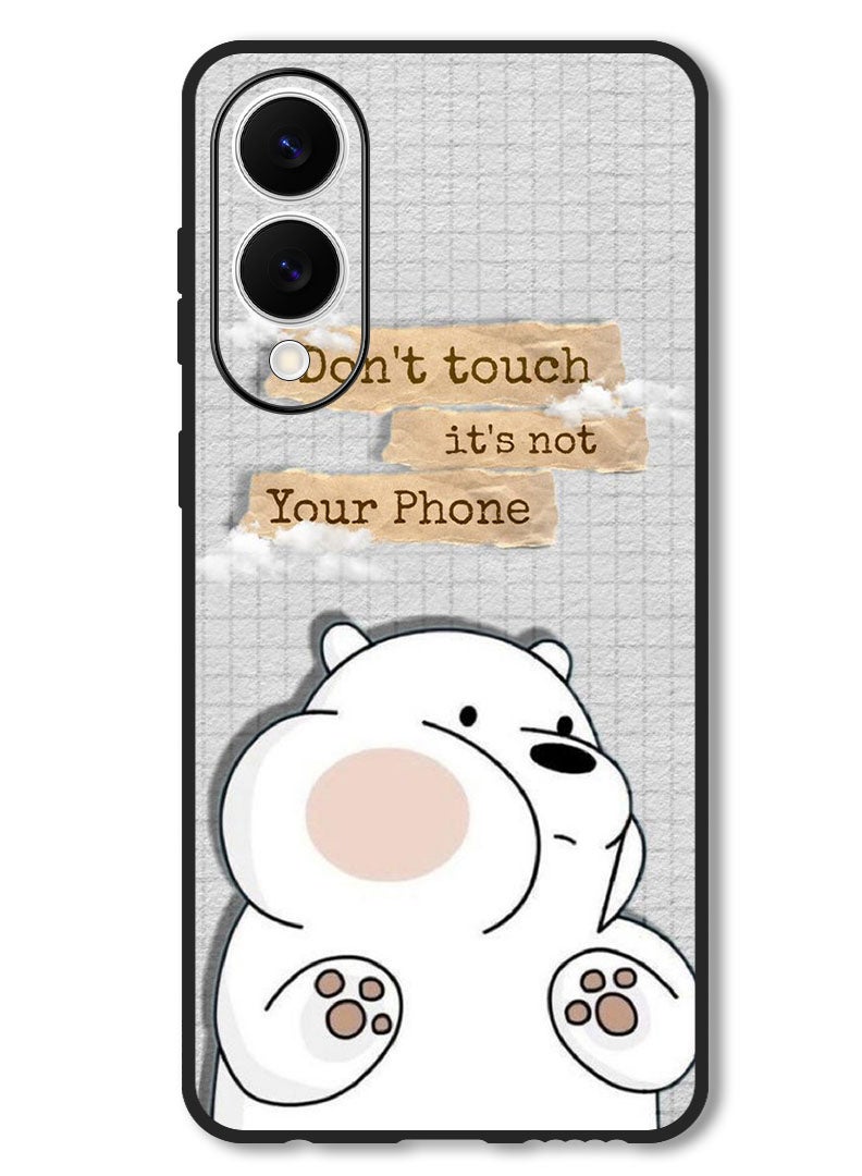 Theodor Case Compatible with Samsung Galaxy S25 Edge 6.7 Inch Protection Shockproof Bumper Cover Dont touch (3) - Image 1